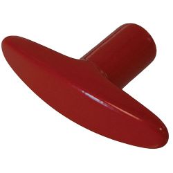 Knob, T-Handle, 10-32, Red