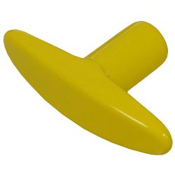 Knob, T-Handle, 10-32, Yellow