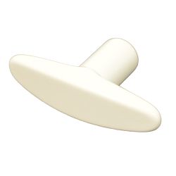 Knob, T-Handle, 1/4-20, White