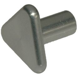 Knob, Triangle, Clear