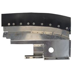 L/H Rear Baffle Assy, Bare Black Seal