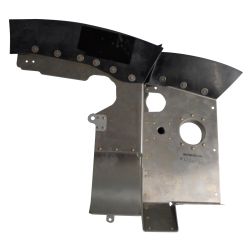 LH Rear Baffle, Bare Black Sea