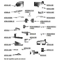 Engine Baffle Kit, Bare, Blue Seals