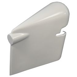 Fairing, Rudder, Lower, W/ Light Receptacle