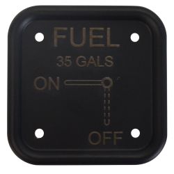 PLATE, Fuel Indicator, 35 Gal