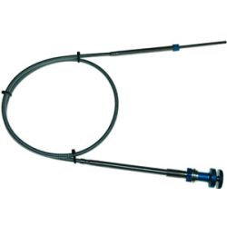 Control, Blue, 9 Ft, Push-To-Unlock