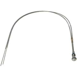 Control, Chrome, 4 Ft, Dual, Push-To-Unlock