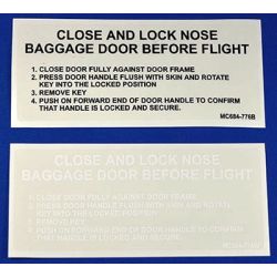 Kit, Piper Baggage Door Lock