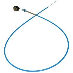 Control, Turn-To-Lock, 6 Ft, Marked Fluted Knob, Airbox Lock