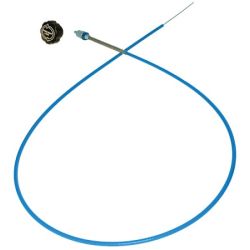 Control, Turn-To-Lock, 6 Ft, Marked Fluted Knob, Cabin Heat Lock
