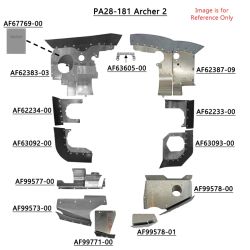 Engine Baffle Kit, Bare, Orange Seals